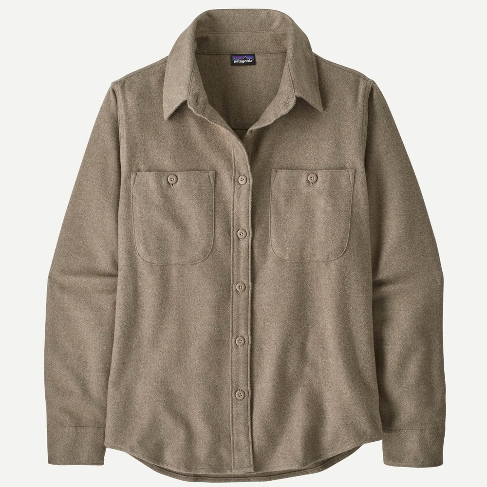 Patagonia Fjord Flannel Shirt XXL Seabird Gray NWT Organic Cotton